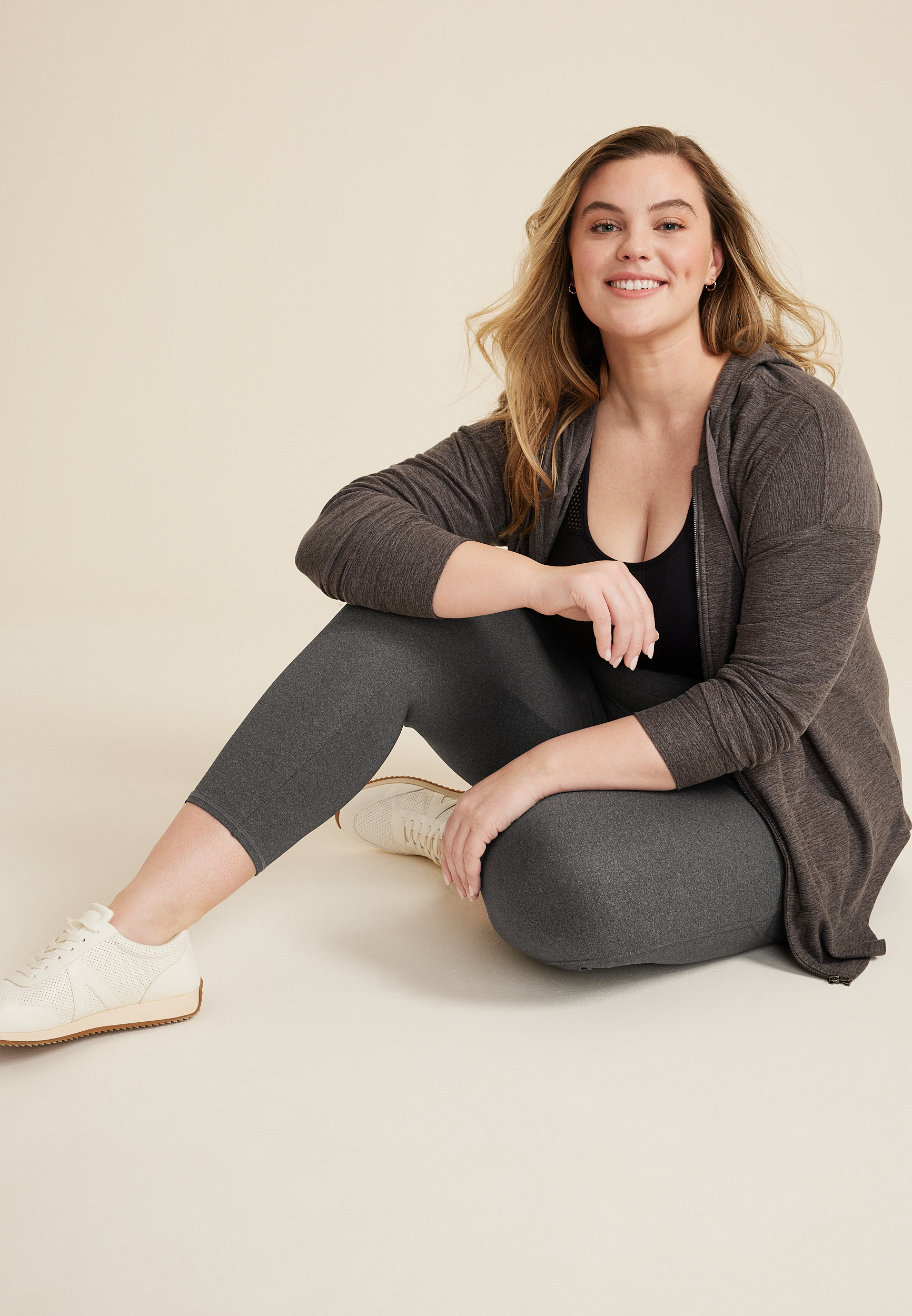 Plus Size PowerStretch Super High Rise Legging, C2820, large