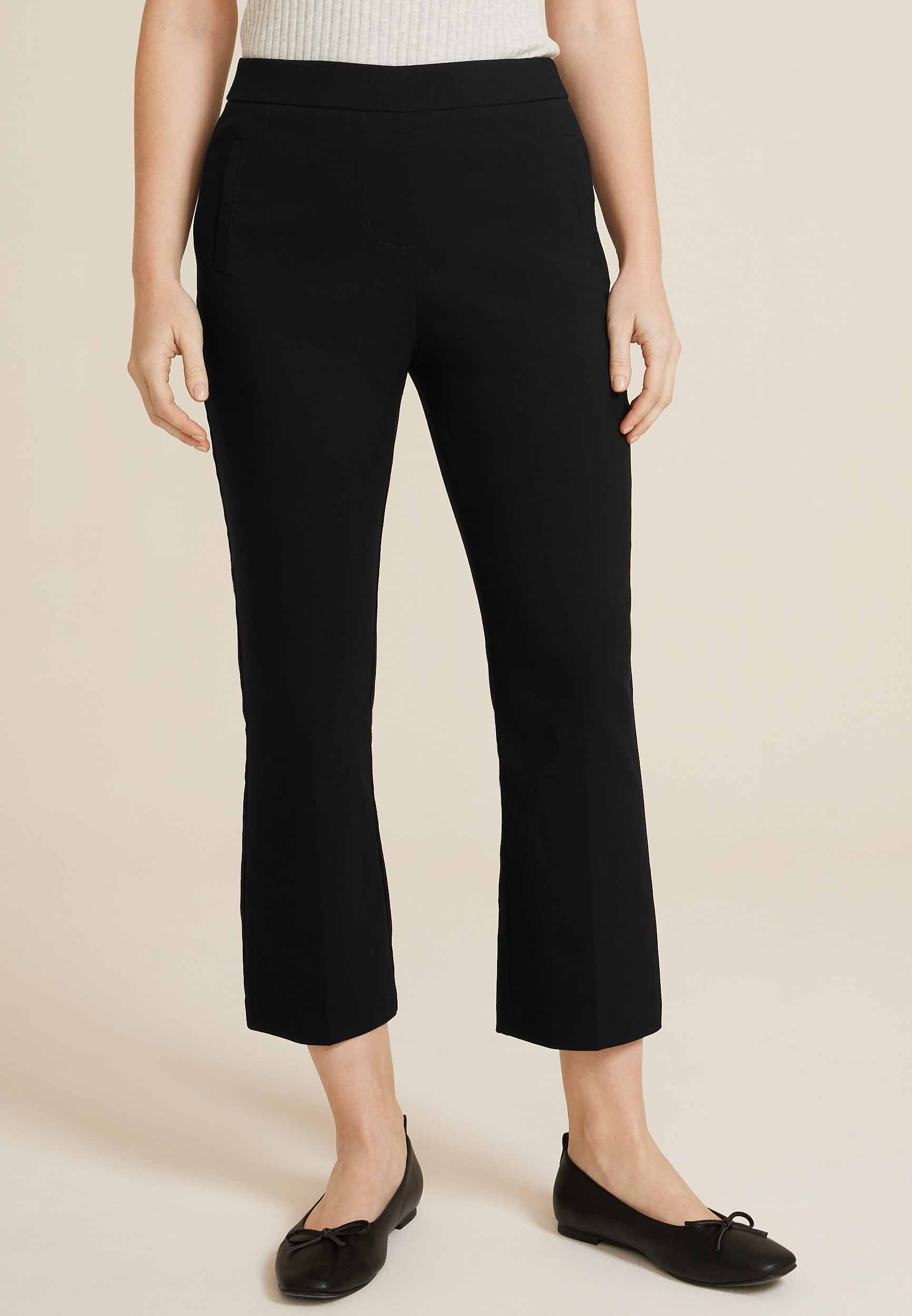 Dressy black clearance capris