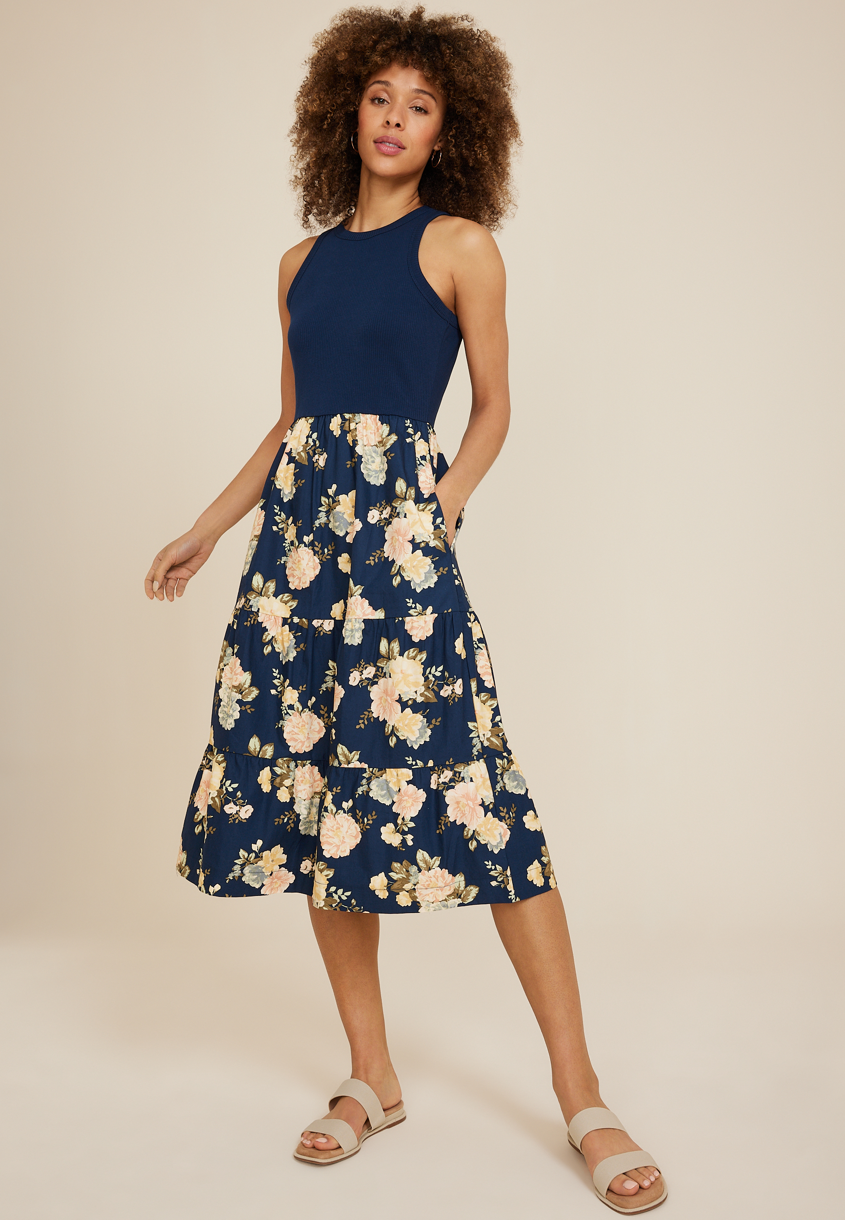 Maurices navy outlet dress