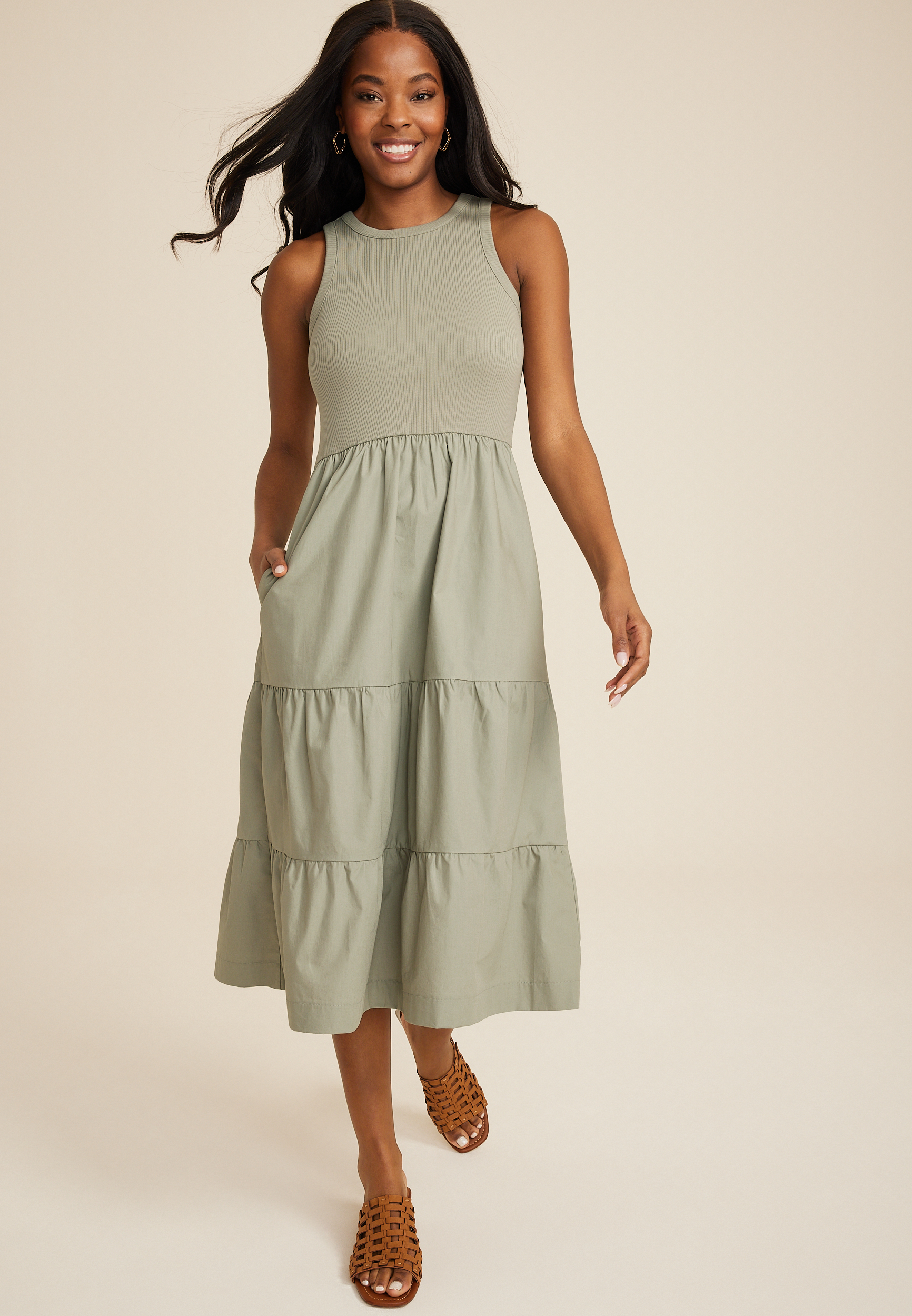 Green spring outlet dresses