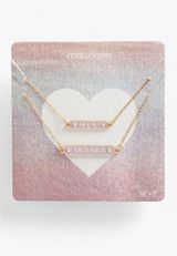 Mama And Mini Enamel Necklace Set, C595, small