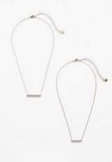 Mama And Mini Enamel Necklace Set, C595, small
