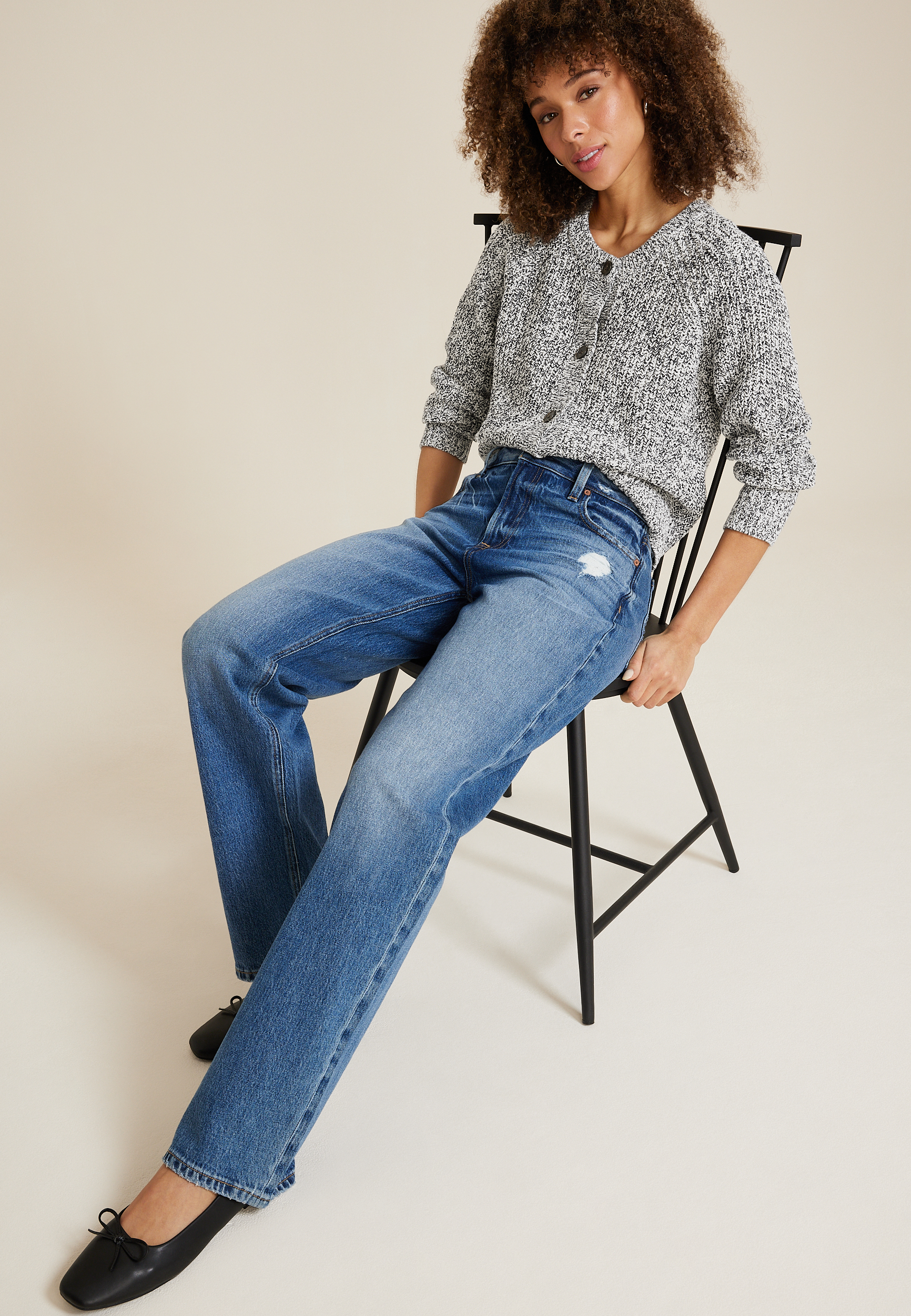 Bomber Button Up Cardigan