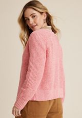 Bomber Button Up Cardigan, C9694, small