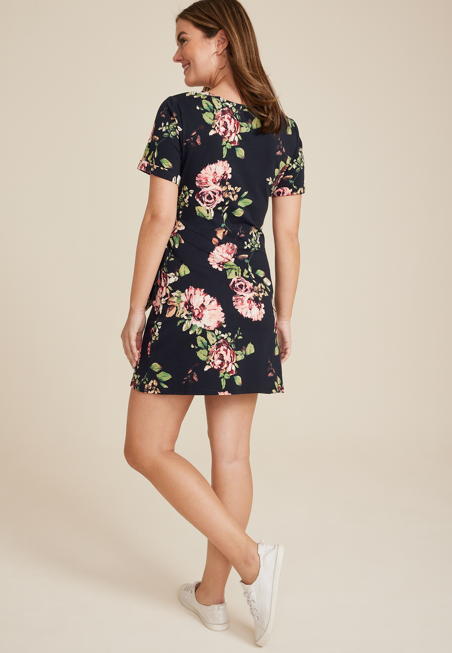 24/7 Tie Waist Mini Dress