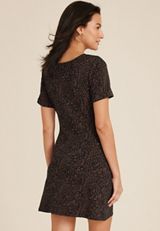 24/7 Tie Waist Mini Dress, C3681, small
