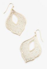 Filigree Drop Earrings, C605, small
