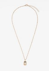 Gold Heart Cut Out Pendant, C605, small