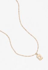 Gold Heart Cut Out Pendant, C605, small