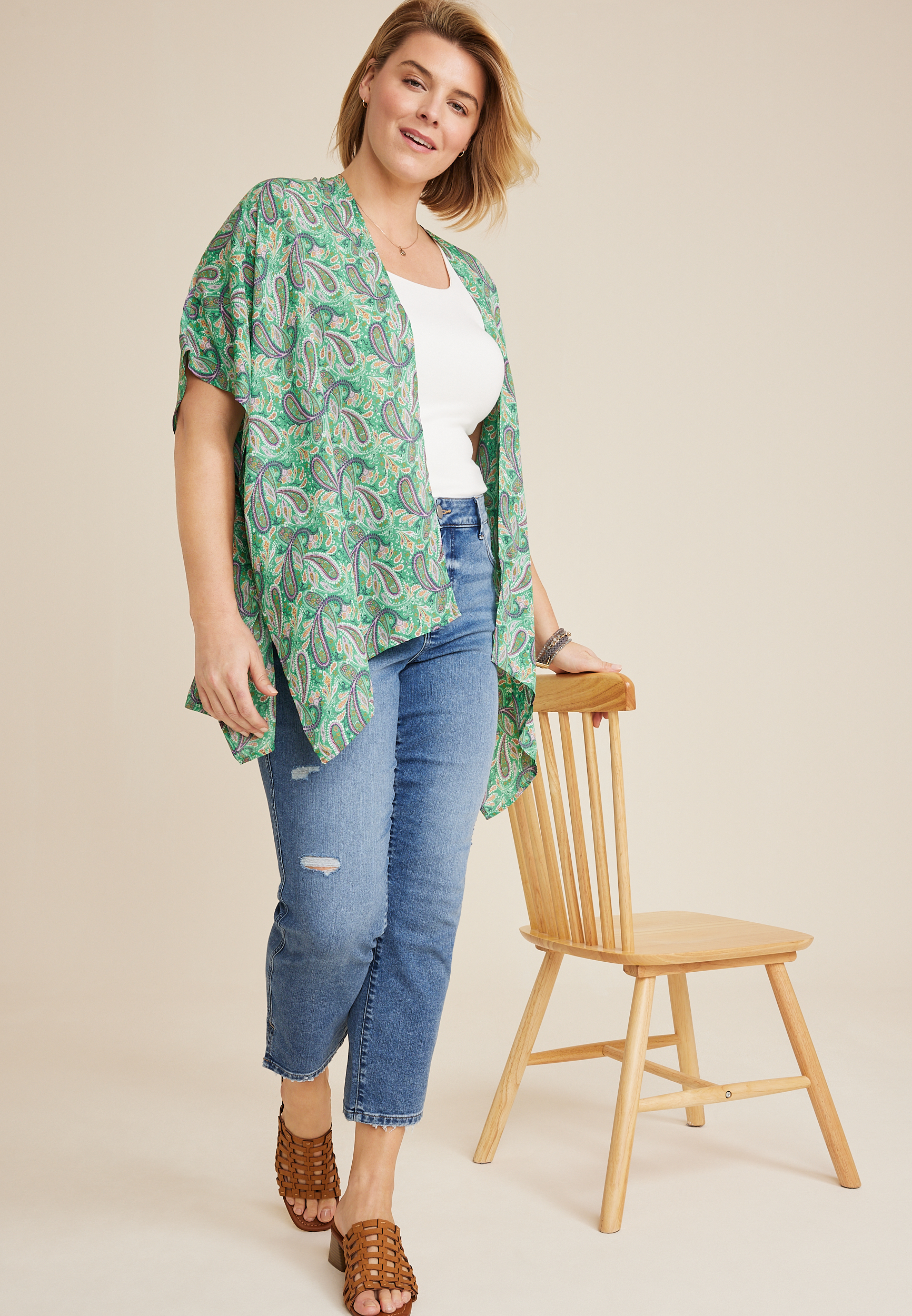 Paisley Kimono, C8268, large