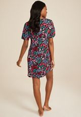 Short Sleeve Pajama Shirt, C2489, small