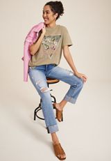 Def Leppard Vintage Oversized Graphic Tee, C211, small