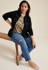 Plus Size Def Leppard Vintage Oversized Graphic Tee, TAUPE, small