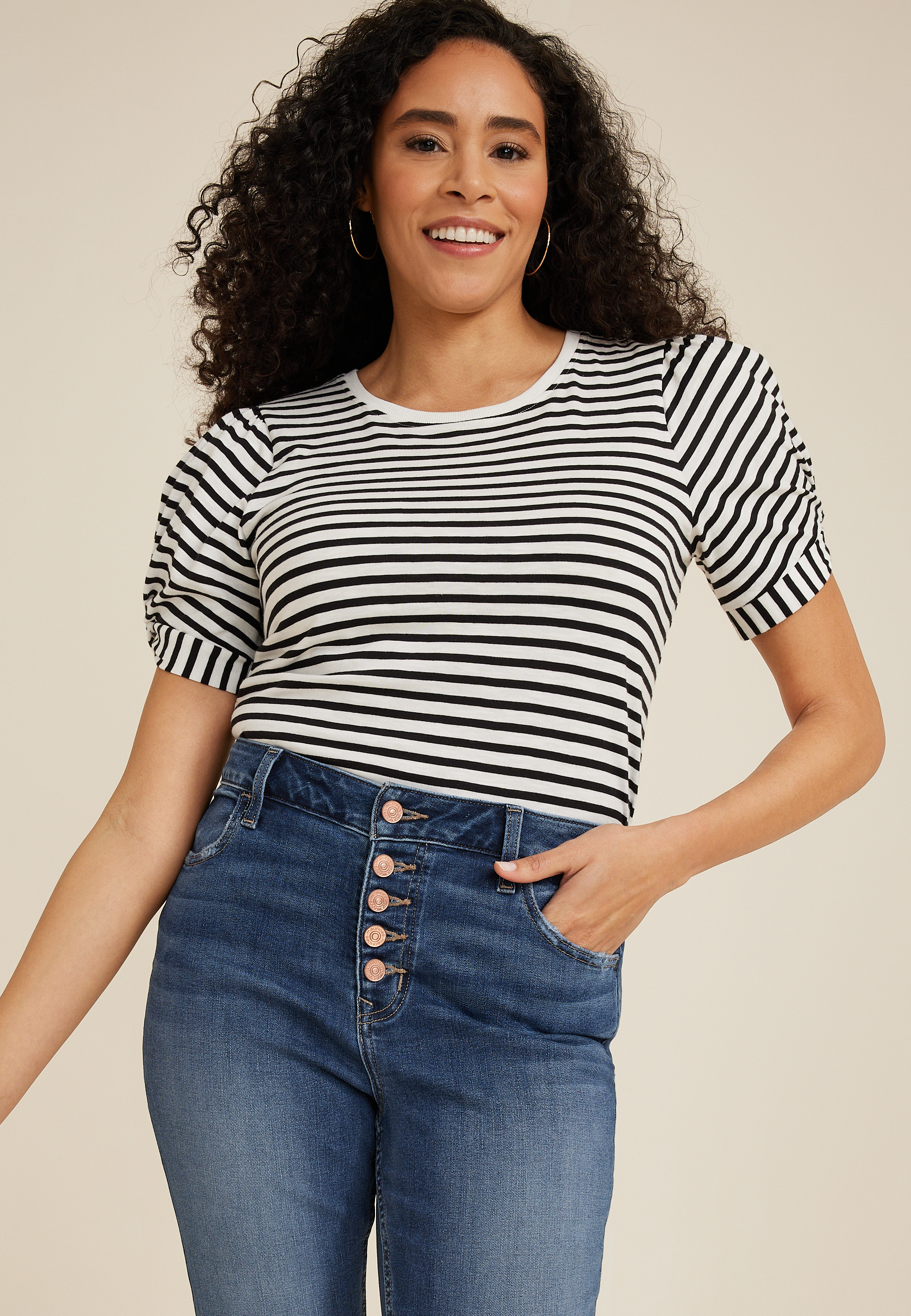 m jeans by maurices&trade; Mid Fit Mid Rise Button Fly Super Skinny Ankle Jean, C258, large