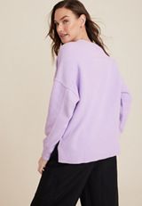 Textured Crew Sweatshirt, C158, small