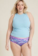 True Stretch Jersey Zig Zag Bikini Panty, C1524, small