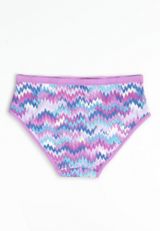 True Stretch Jersey Zig Zag Bikini Panty, C1524, small