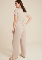 Belted Utility Jumpsuit, C559, small