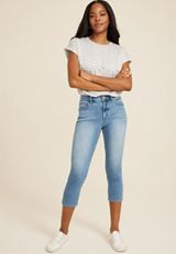 Everflex&trade; High Rise Super Skinny Cropped Jean, C3337, small