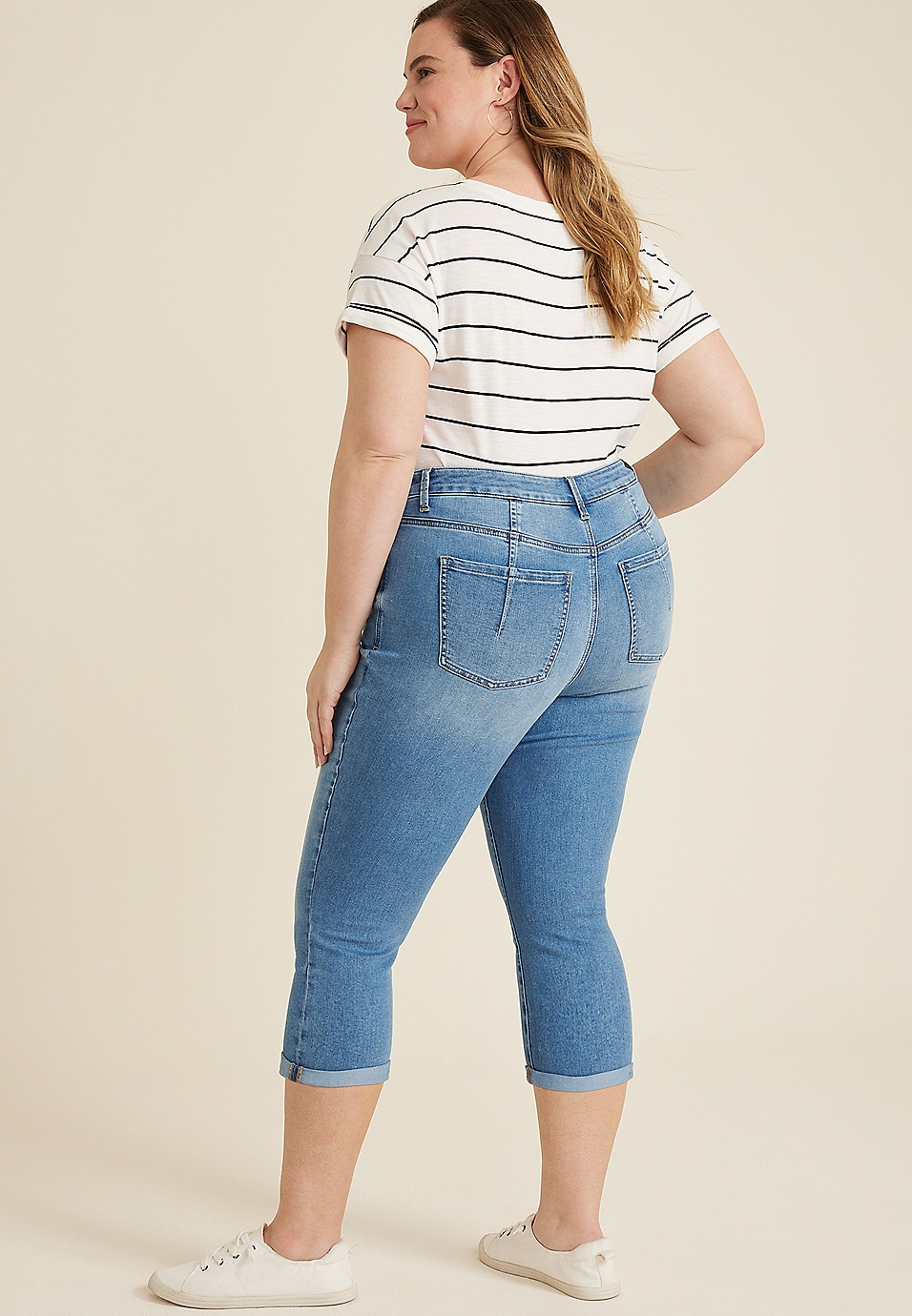 Plus Size m jeans by maurices™ High Rise Super Skinny Jean