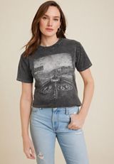 Route 66 Graphic Tee, CHARCOAL, small