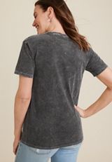 Route 66 Graphic Tee, CHARCOAL, small