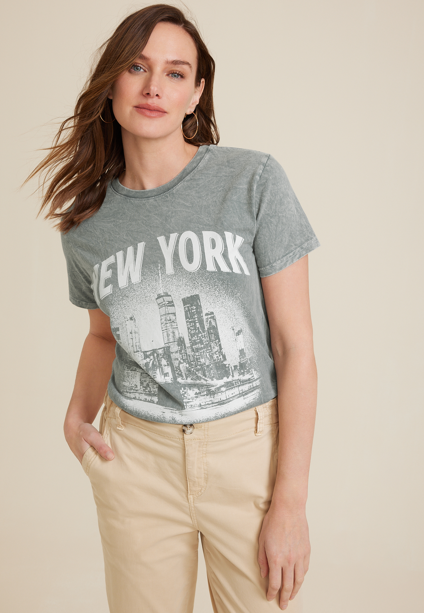 New York City Graphic Tee, C829, large