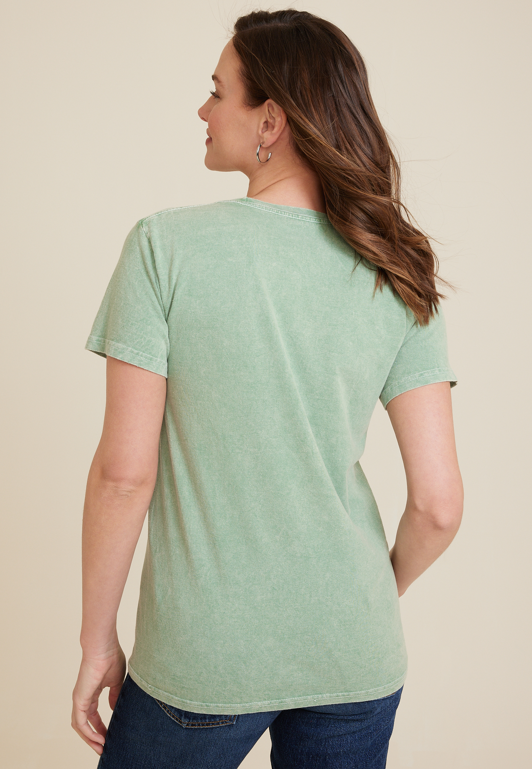 Bloom Floral Graphic Tee, JADE MIST, large