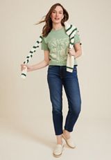 Bloom Floral Graphic Tee, JADE MIST, small