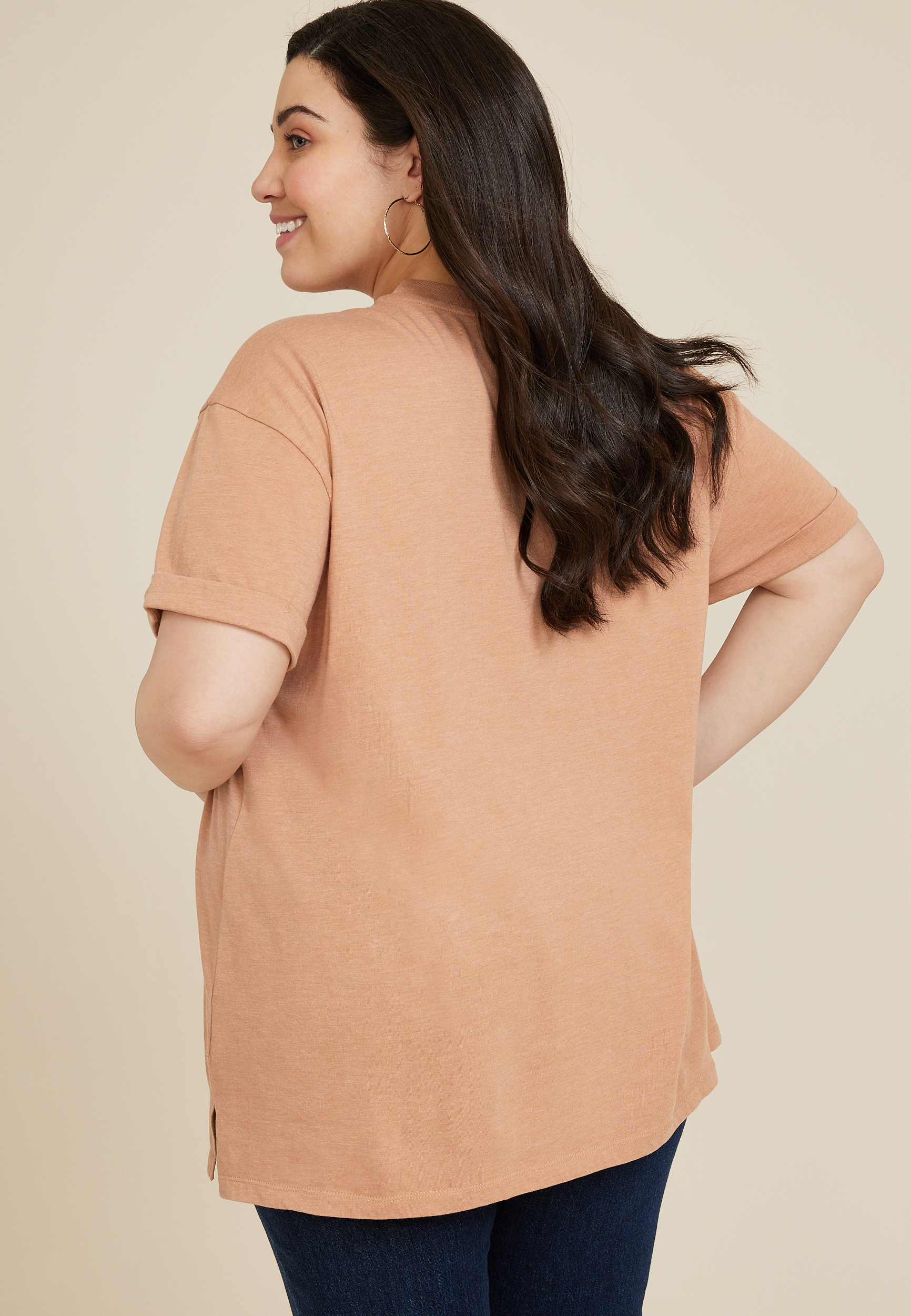Plus Size Studded Cowgirl Boots Oversized Fit Graphic Tee, C6186, large