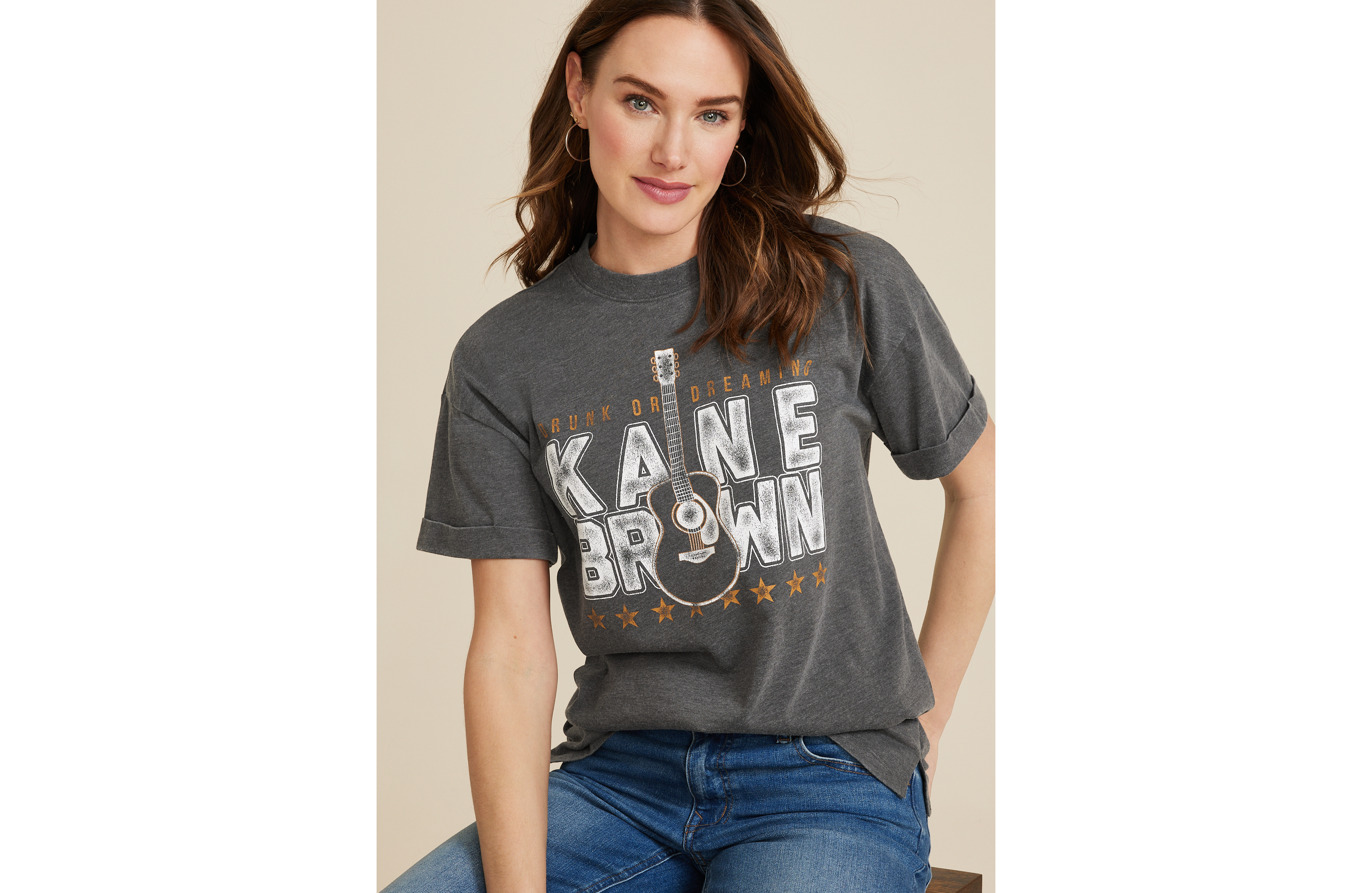 Kane Brown Drunk Or Dreaming Oversized Country Graphic Tee