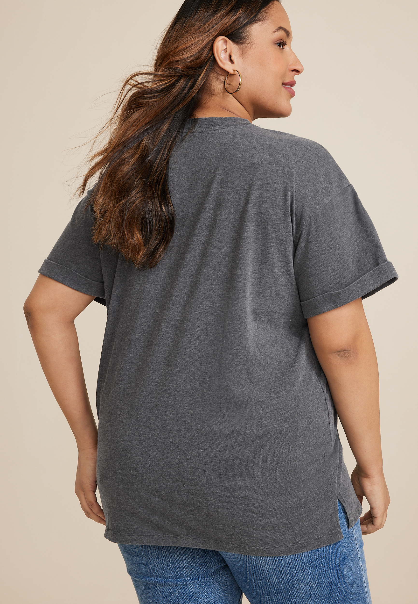 Plus Size Kane Brown Drunk Or Dreaming Oversized Country Graphic Tee, CHARCOAL, large