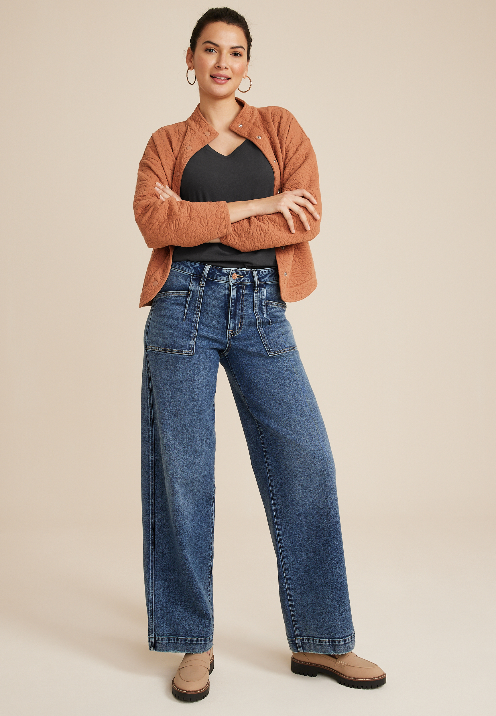 24/7 Cotton Puff Sleeve Tee, C2671, large