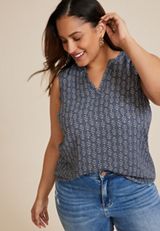 Plus Size Atwood Tank Top, C1505, small