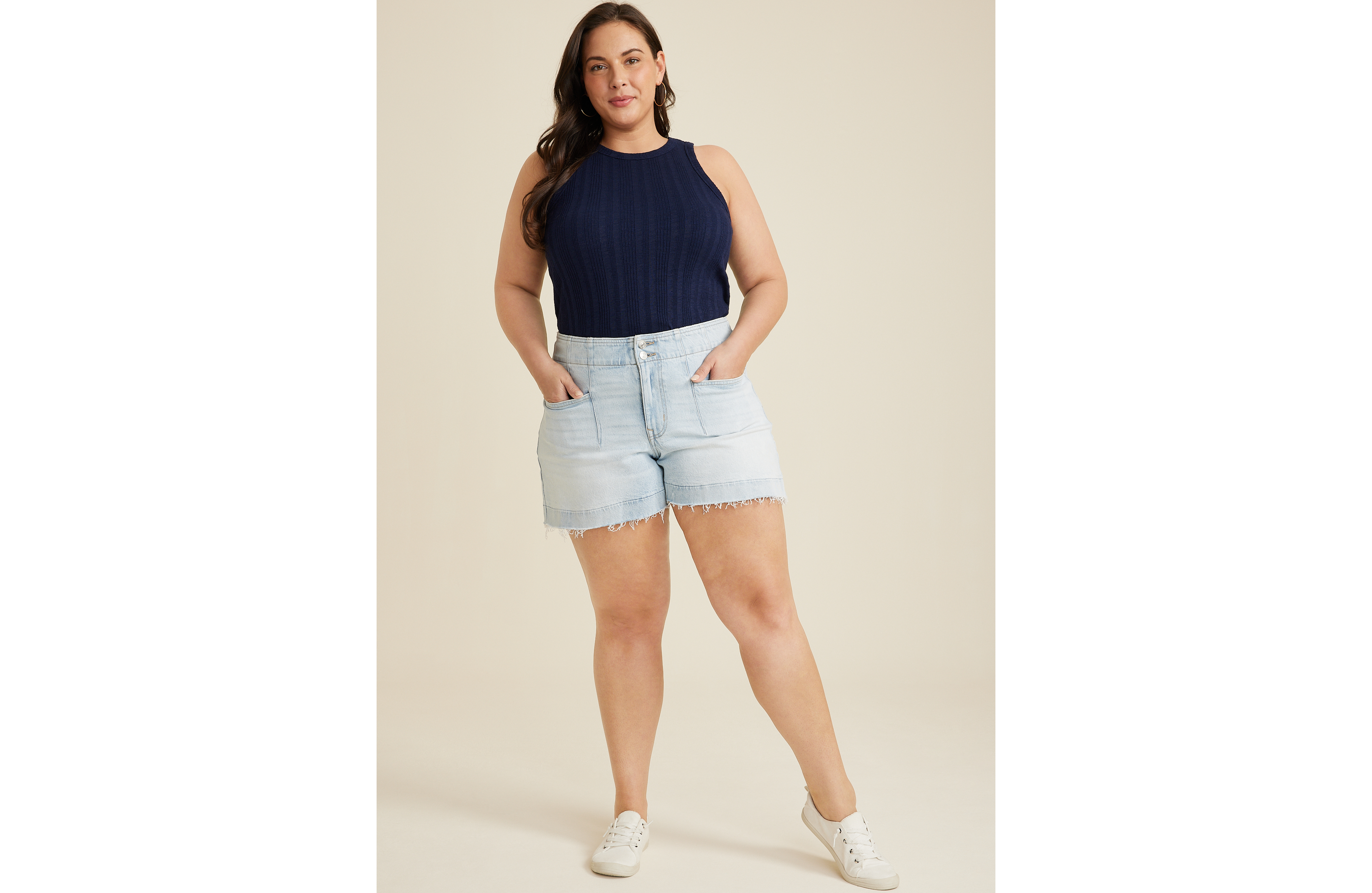 Plus m jeans by maurices™ Sculptress High Rise A Line 5in Short