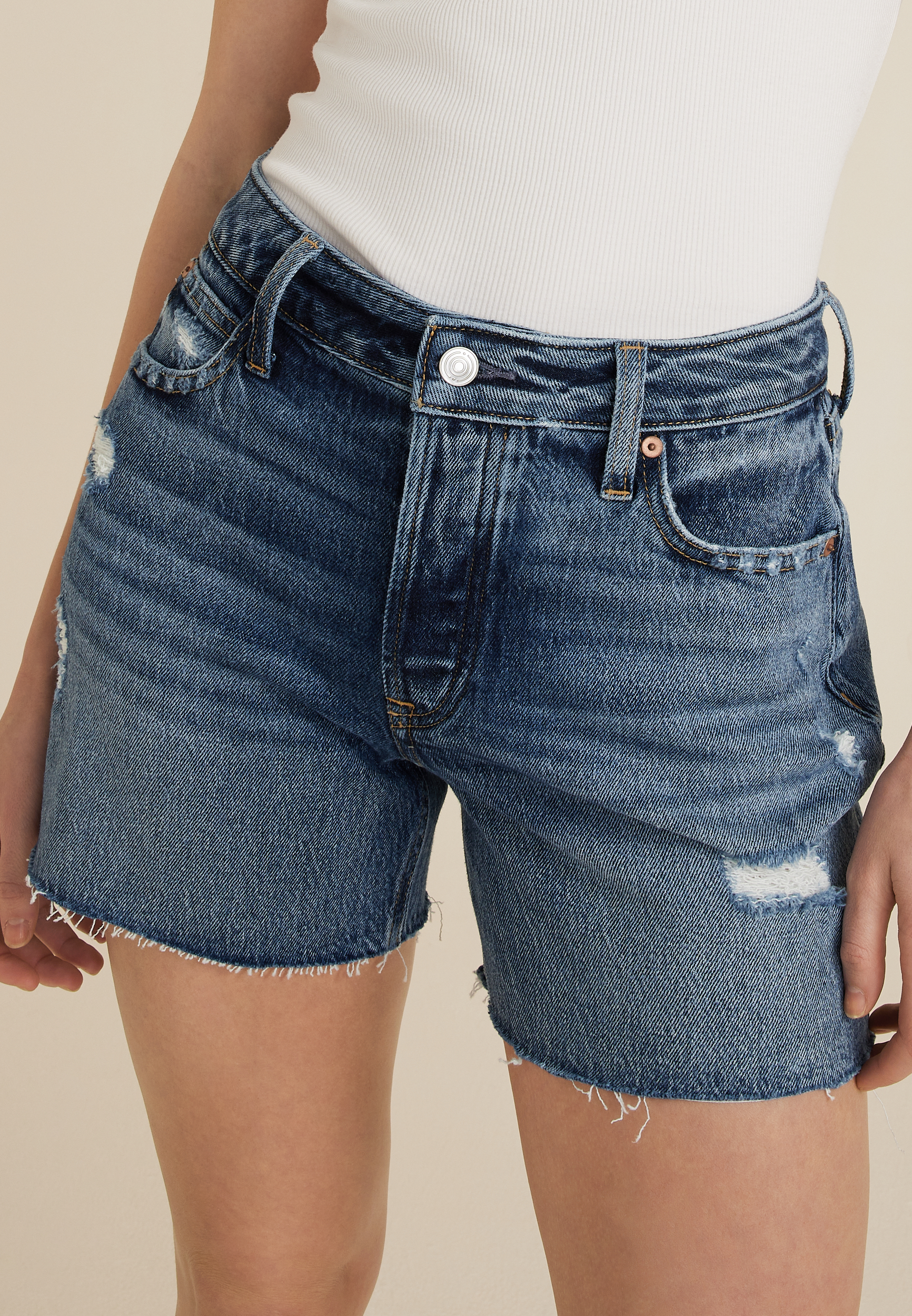 Goldie Blues&trade; Curvy High Rise Cheeky 5in Short, C3337, large