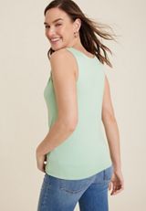 Asymmetrical Knot Tank Top, C2257, small