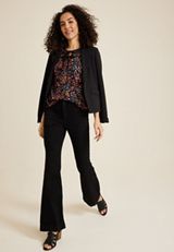 Ditsy Floral Tie Front Tank Top, BLACK COMBO, small