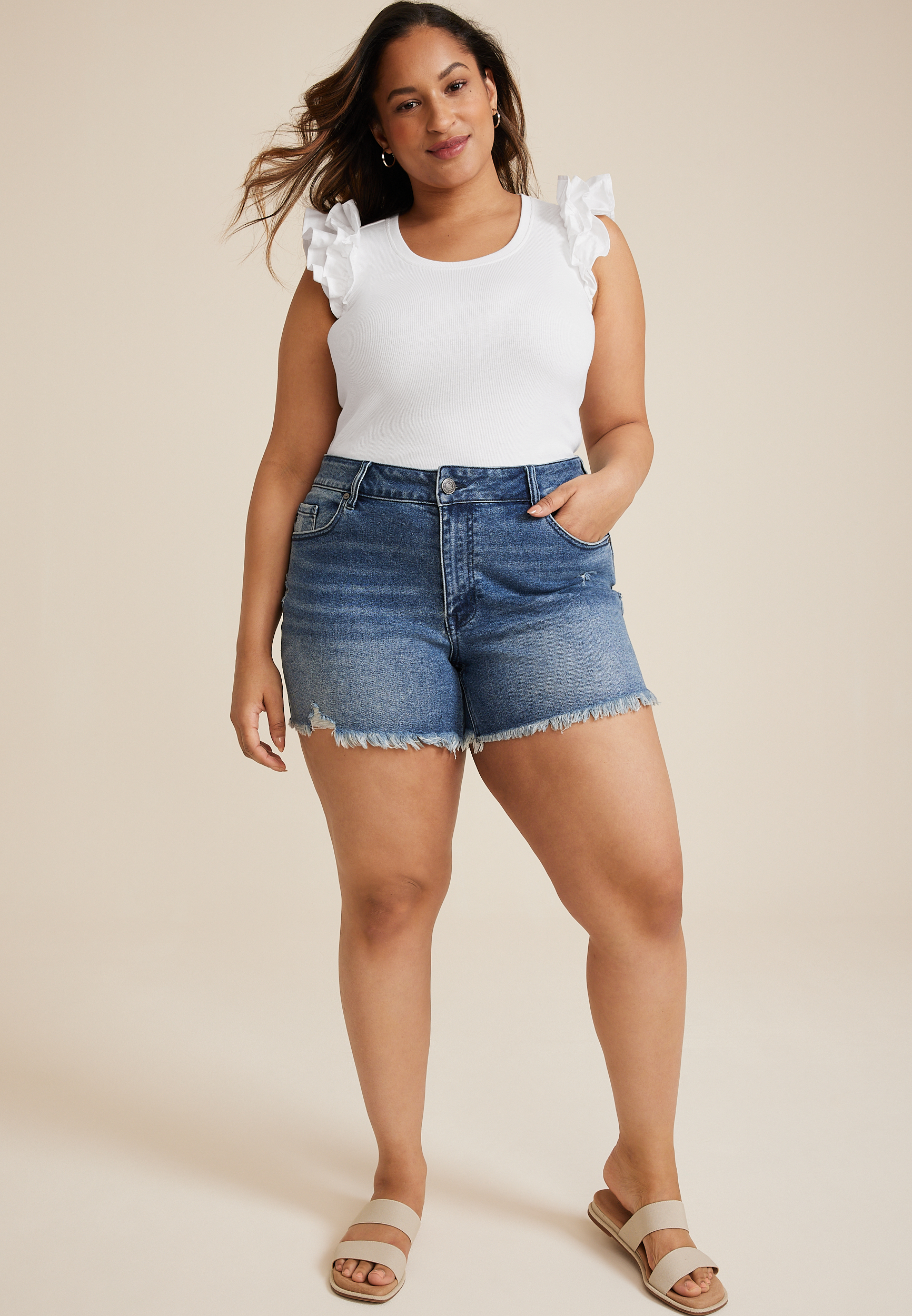 Women's Plus Size Shorts, Plus Size Biker, Swim & Jean Shorts