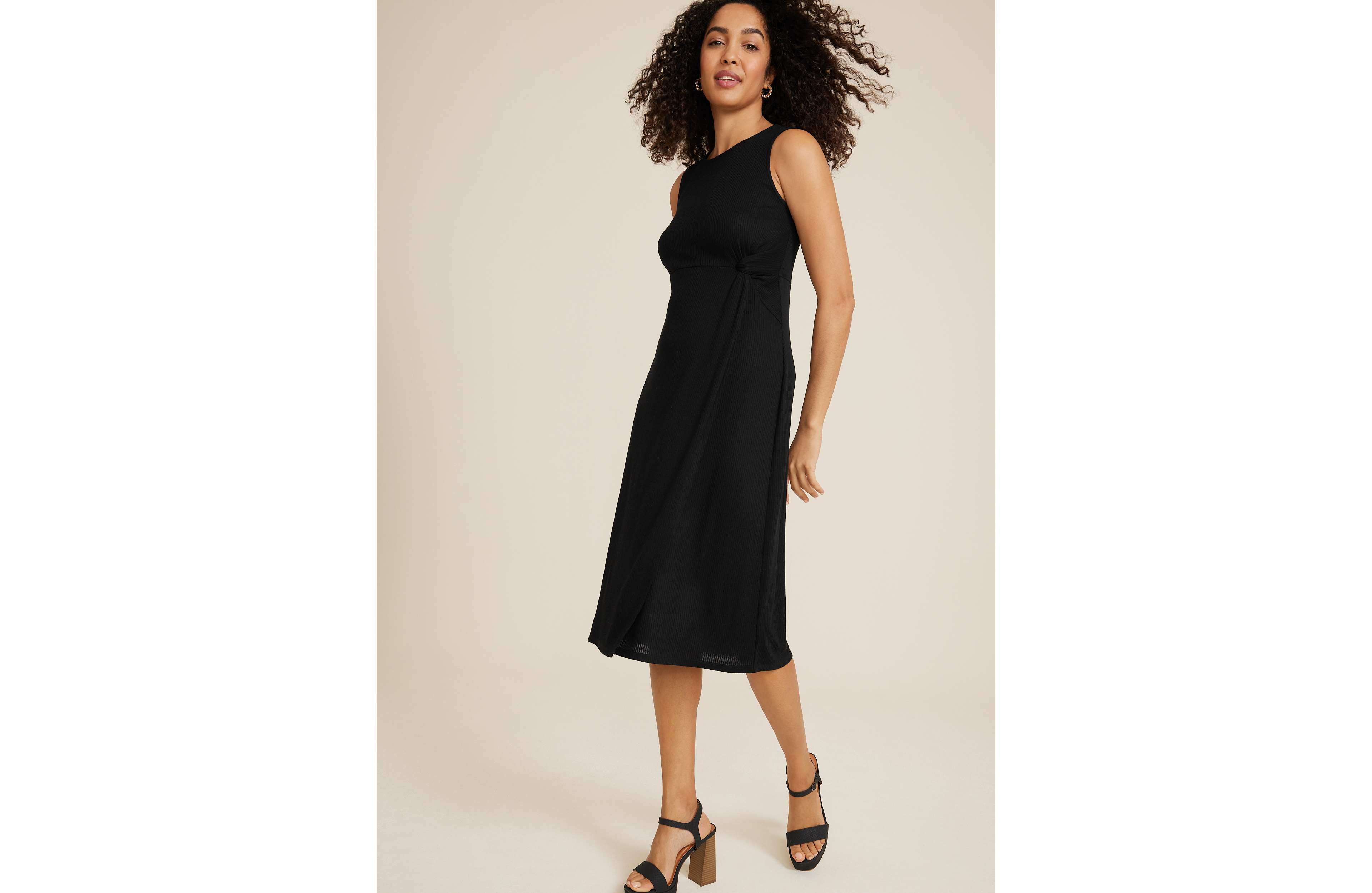 24/7 Knot Waist Midi Dress