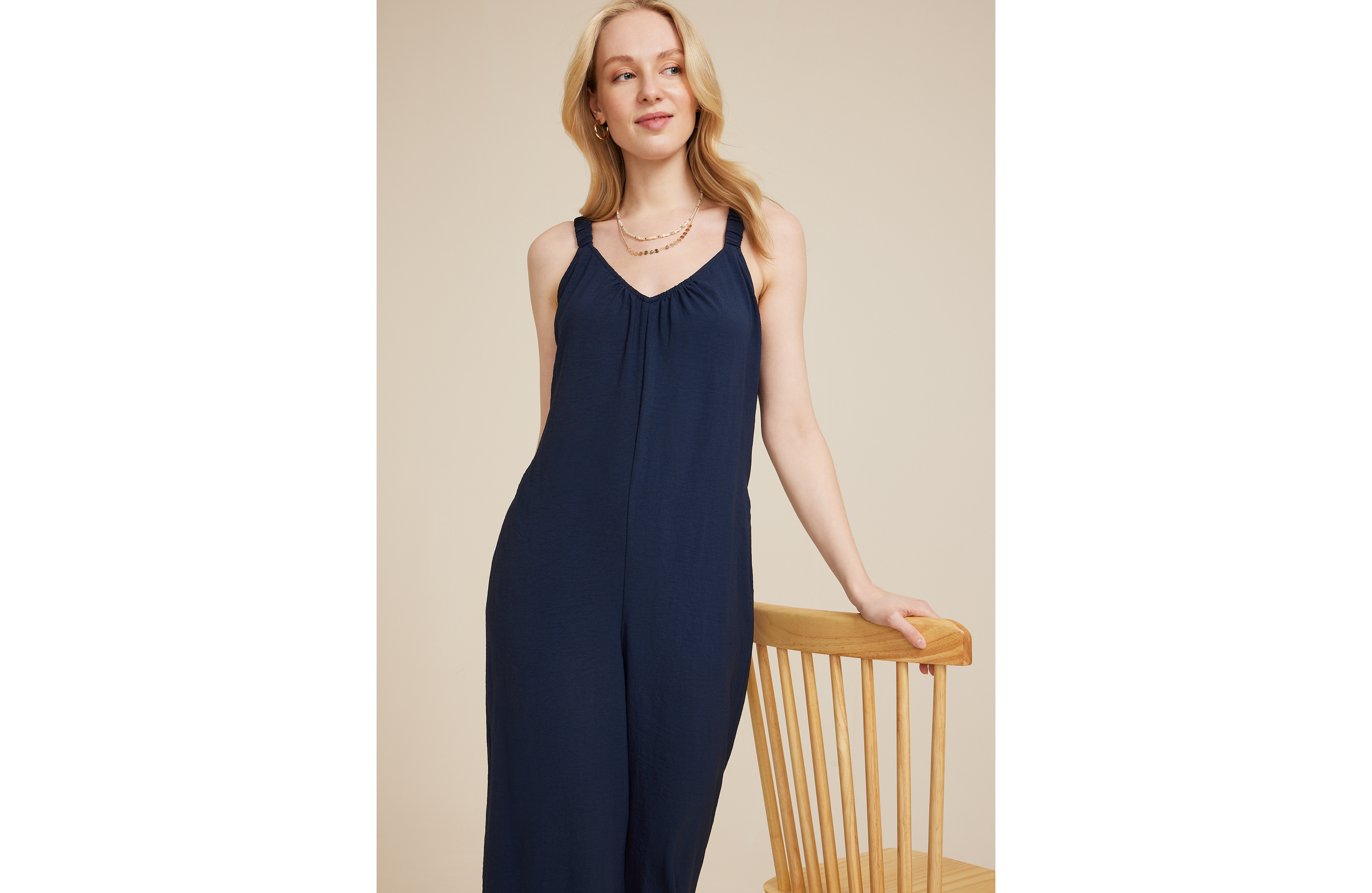 Sleeveless Wide Leg Jumpsuit
