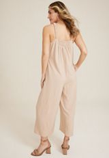 Sleeveless Wide Leg Jumpsuit, C210, small