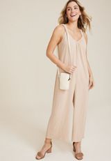 Sleeveless Wide Leg Jumpsuit, C210, small