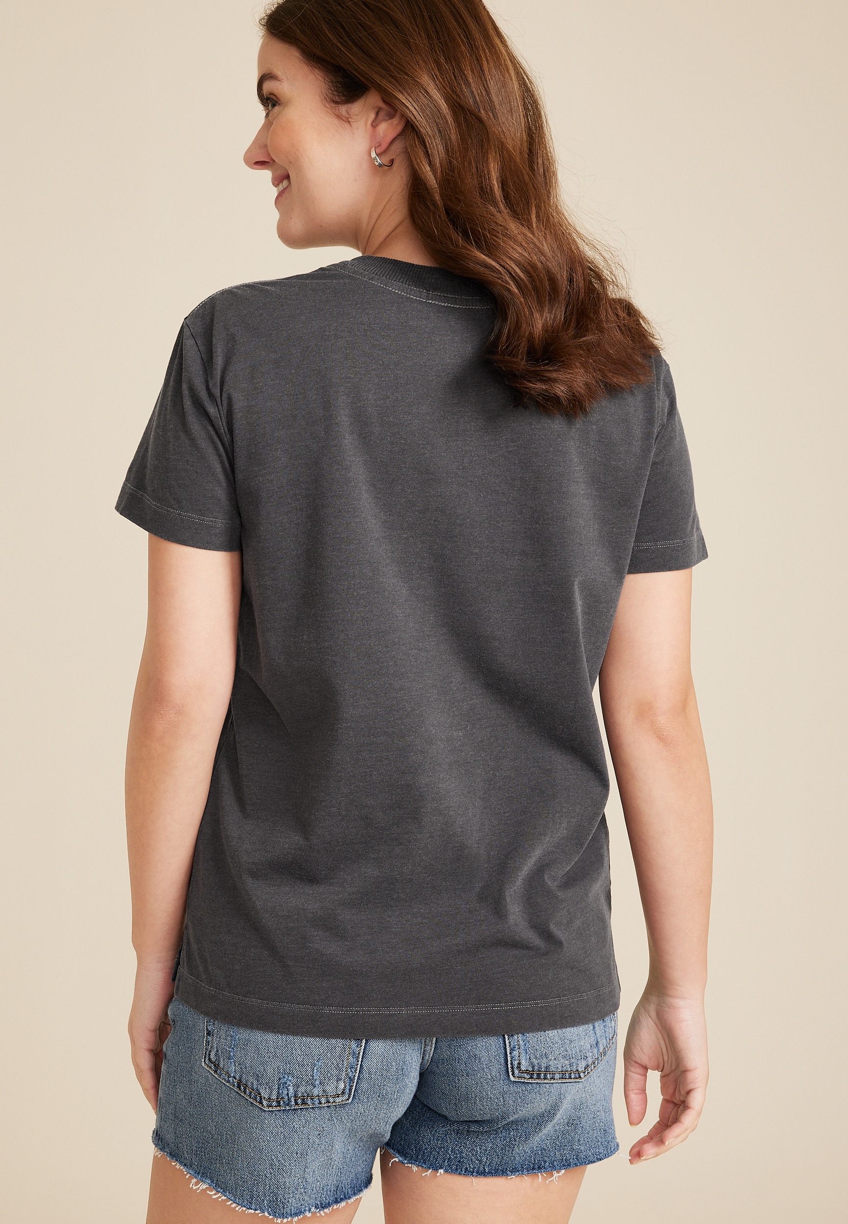 Sunshine Music Festival Nashville Oversized Graphic Tee, WASHED BLACK, large