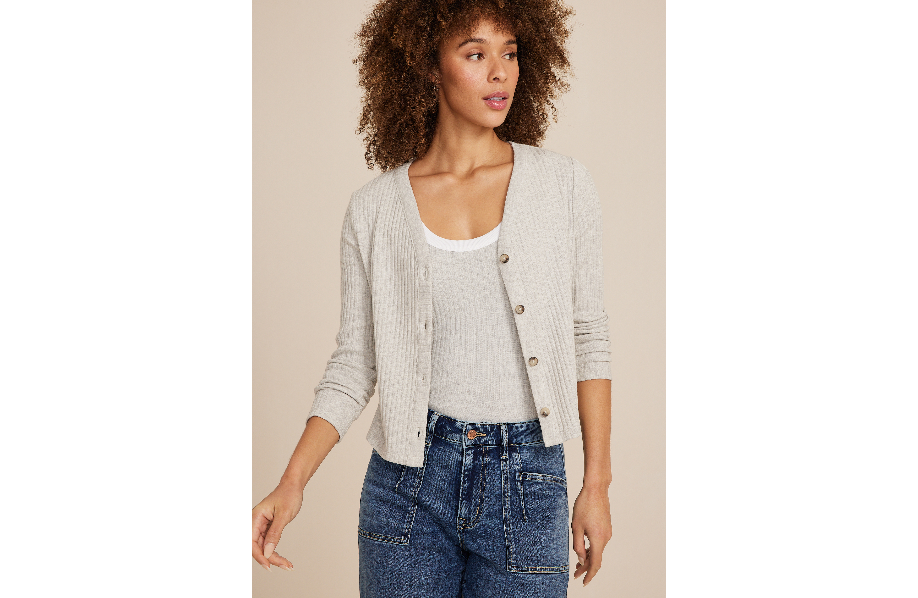 Button Front Cardigan