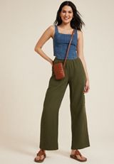 Denim Cropped Corset Tank Top, C172, small