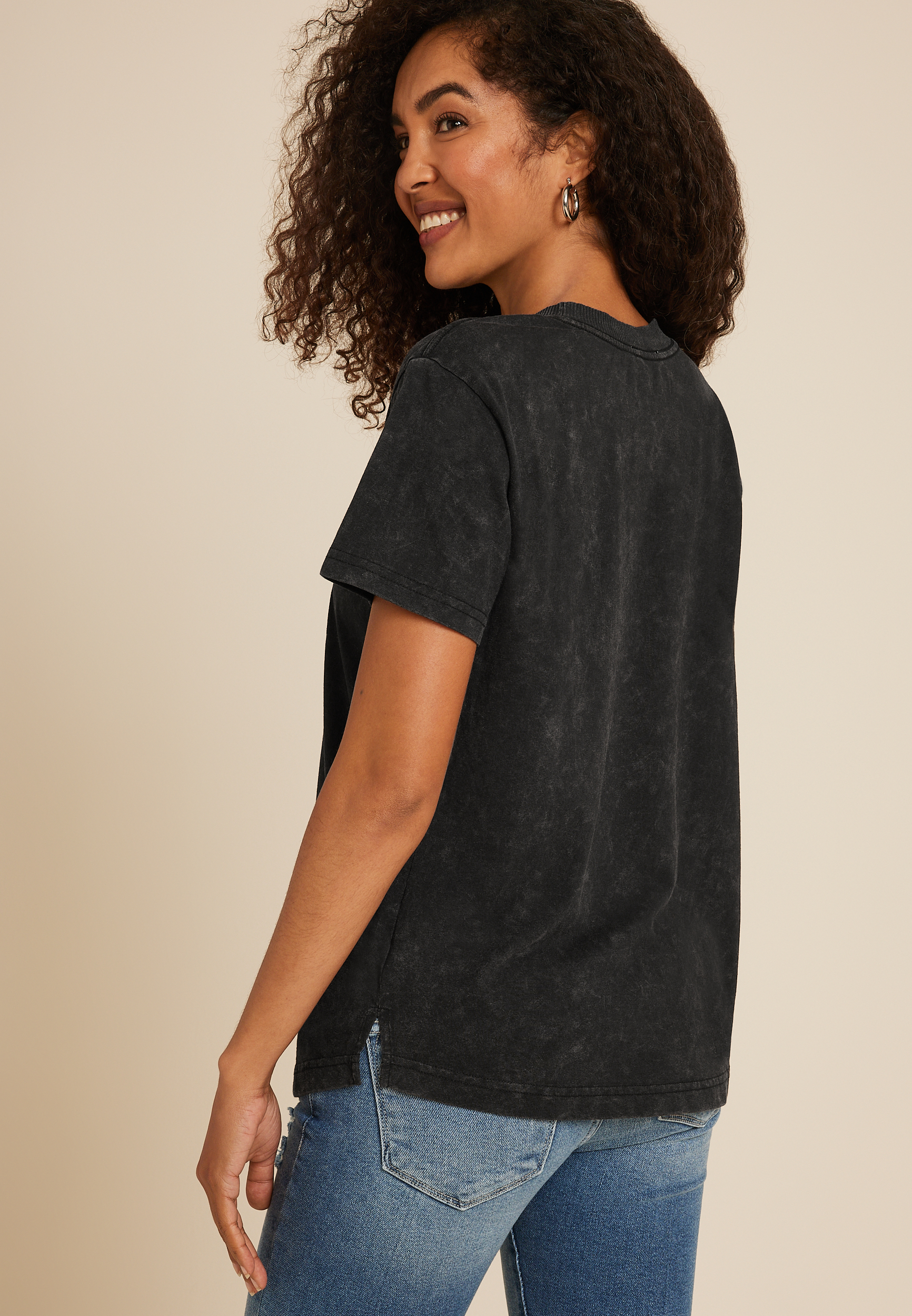 Blessed Mama Animal Oversized Fit Graphic Tee, C106, large