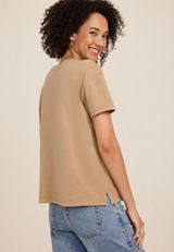 Mama Bear Relaxed Fit Graphic Tee, CAMEL, small