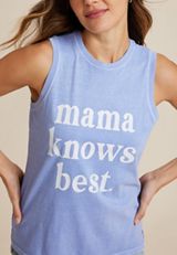 Sunseeker Mama Knows Best Classic Fit Graphic Tank, C1149, small