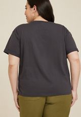 Plus Size Floral Mama Graphic Tee, PHANTOM BLACK, small